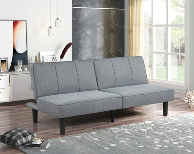 Grey Futon Couches Sofa Bed For Small Spaces Living Room Furniture Clearance New - Image 1 of 4