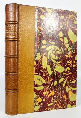 📖LA VILLE ET LA COUR AU XVIIIE SIÈCLE-EO 1881-1/50 SUR WHATMAN-RELIURE MAROQUIN - Photo 1/4