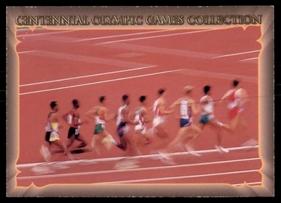 Colección de los Juegos Olímpicos del Centenario 1996 Collect-A-Card #103 200 metros Foto 1 de 2