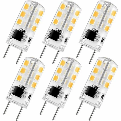 Luxrite 3W G8 LED Bulb 20W Equivalent 120V 2700K 140lm G8 Base 6-Pack - Image 1 of 4