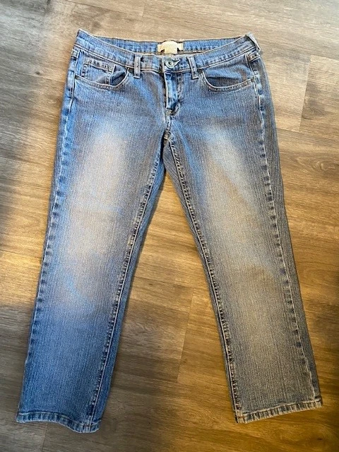 Tyte Jeans American Standard Y2K Blue Size 11 Denim Capri - Image 1 of 4