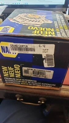 Novo alternador 110 ampères para Ford Super Duty F-250 F-450 F-550 2003 2004 2005 2006 - Imagem 1 de 4