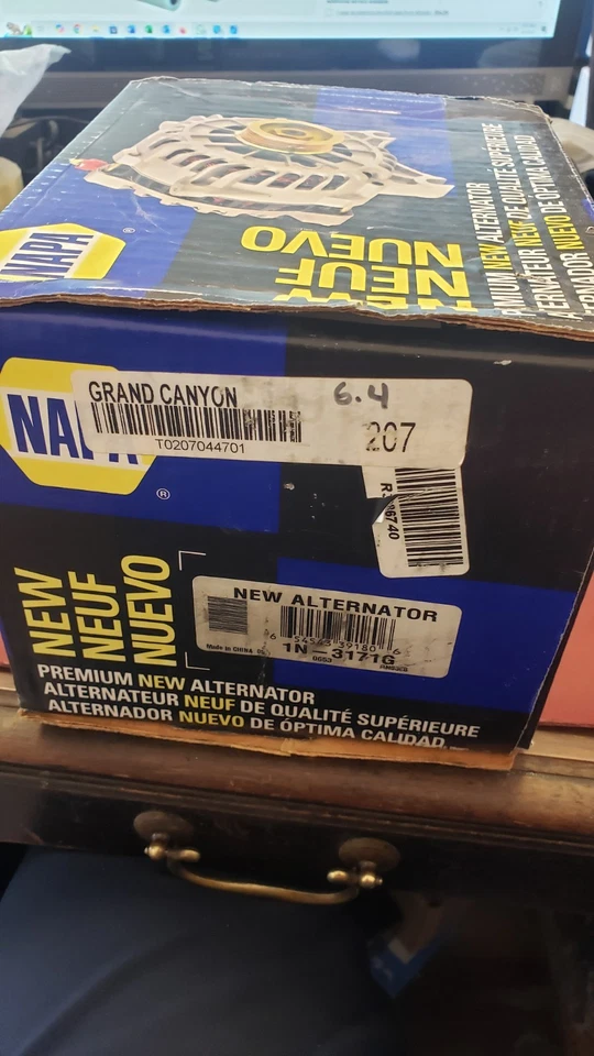 Новый генератор переменного тока 110 А для Ford Super Duty F-250 F-450 F-550 2003 2004 2005 2006 - Изображение 1 из 4