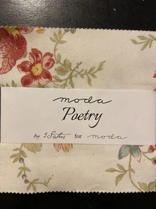 Poetry By 3 Sisters For Moda. Rare OOP Charm Pack. - Picture 1 of 3