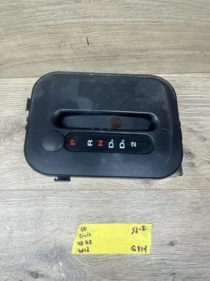 96-00 Honda Civic OEM selector de marchas palanca de cambios indicador panel cubierta Foto 1 de 4