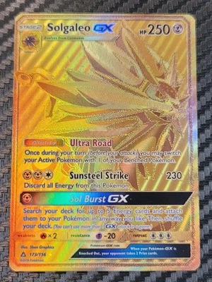 Solgaleo GX (Secret Rare) 173/156 Sm-Ultra Prism Holo Pack Fresh NM - Image 1 of 4