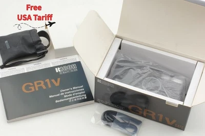 [Unused in Box] Ricoh GR1V Black 35mm Point & Shoot Film Camera From JAPAN - Image 1 of 4