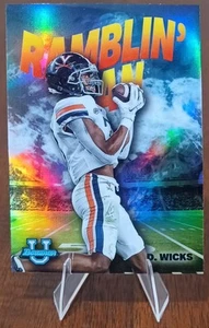 2022 Bowman U "Chrome Refractor" Ramblin Man Rookie (RC) Dontayvion Wicks #RM-11 - Picture 1 of 2