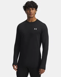 NWT UNDER ARMOUR MEN'S UA COLDGEAR BASELAYER 4.0 TOP  CREW SHIRT.LARGE.BLACK - Picture 1 of 4