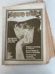 1972 May 25 ROLLING STONE Magazine No 109 JANE FONDA  JOE COCKER  - Picture 1 of 4