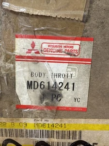 Cuerpo del acelerador Mitsubishi MD614241 1990-92 Eclipse con motor 4G63 nuevo de stock - Imagen 1 de 9