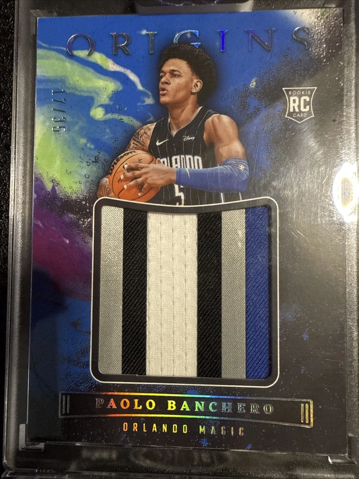 2022-23 ORIGINS PAOLO BANCHERO JUMBO JERSEY PATCH RC ROOKIE /35 SN SP Magic - Image 1 of 4
