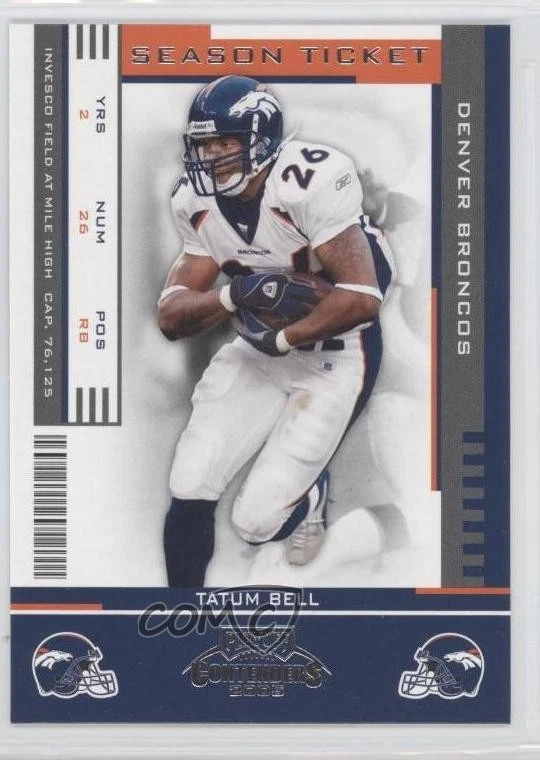 2005 Playoff Contenders Tatum Bell #32 - Image 1 of 2