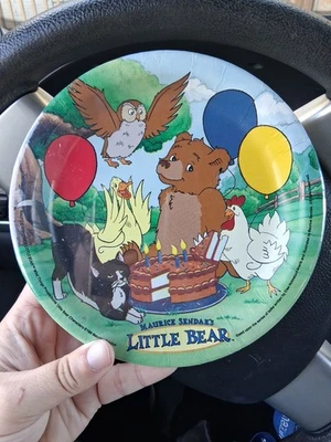 maurice sendaks little bear Birthday Paper Plates - Image 1 of 2