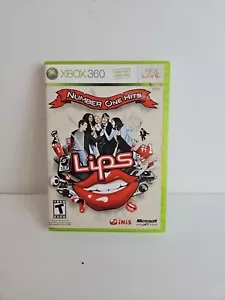 Lips Number One Hits Game Xbox 360 Game CIB Complete With Manual Video Game Sing - Picture 1 of 3