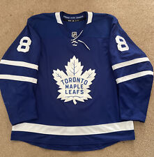 Connor Carrick 2017-18 Game Worn Used Toronto Maple Leafs Hockey Jersey - LOA