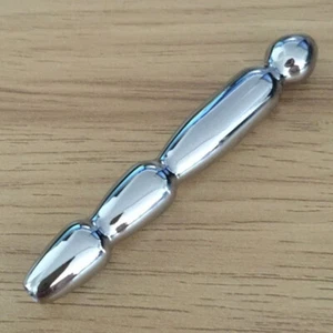 10mm Urethral Sounds Male Stainless Steel Plug Through Hole Dilator - Picture 1 of 3