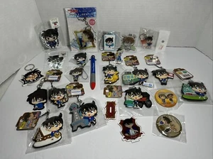Sega Detective Conan Case Closed Rare Large Collection Keychains, Pins,Pen - Picture 1 of 19