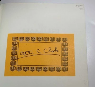 Signed Arthur C Clarke | Hammer of God | 1st HB | [signed bookplate tipped in] - Image 1 of 4