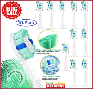 Replacement Electric Toothbrush Heads for Philips Sonicare HX6530 HX9023 10-Pack - Picture 1 of 4