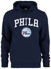 New Era - NBA Philadelphia 76ers Team Logo Hoodie - Blau