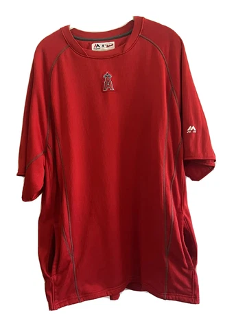 Majestic  LA Angel’s pullover short sleeve baseball XL Cover