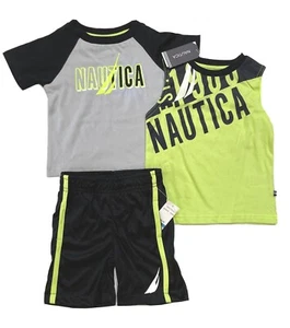 Nautica Baby/Toddler Boys 2-3PC Short Set, Polo or T-Shirt w/Shorts 3-6M-4T, NWT - Picture 1 of 11