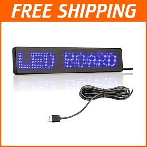 Portable Bluetooth LED Sign - Custom 9x2 Inch Messaging for Cars and Businesses - Picture 1 of 10