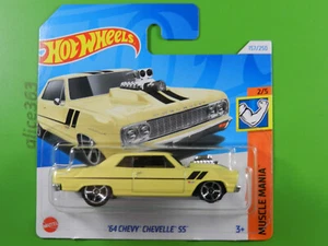 Hot Wheels 2024 - 64 Chevy Chevelle SS - Muscle Mania - 157 - nuevo en embalaje original - Imagen 1 de 1
