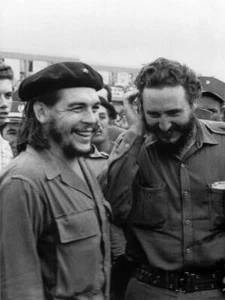 PÓSTER BRILLANTE CHE GUEVARA & FIDEL CASTRO FOTO PANCARTA cubano 6253 - Imagen 1 de 1