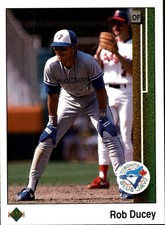 1989 Upper Deck Toronto Blue Jays Baseball Card #721 Rob Ducey