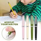 Jinhao 82 Acrylic Fountain Pen with Converter, EF F Writing Pen M UK Nib F4M7
