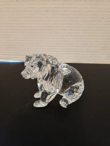Große Swarovski Kristall Bär Grizzly Figur sitzend 243880 3" x 3,5" - Bild 1 von 6