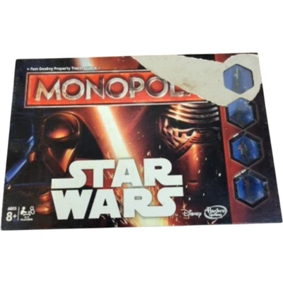 Monopoly Star Wars Board Game by Hasbro Disney 8+ Complete Set - Image 1 of 4