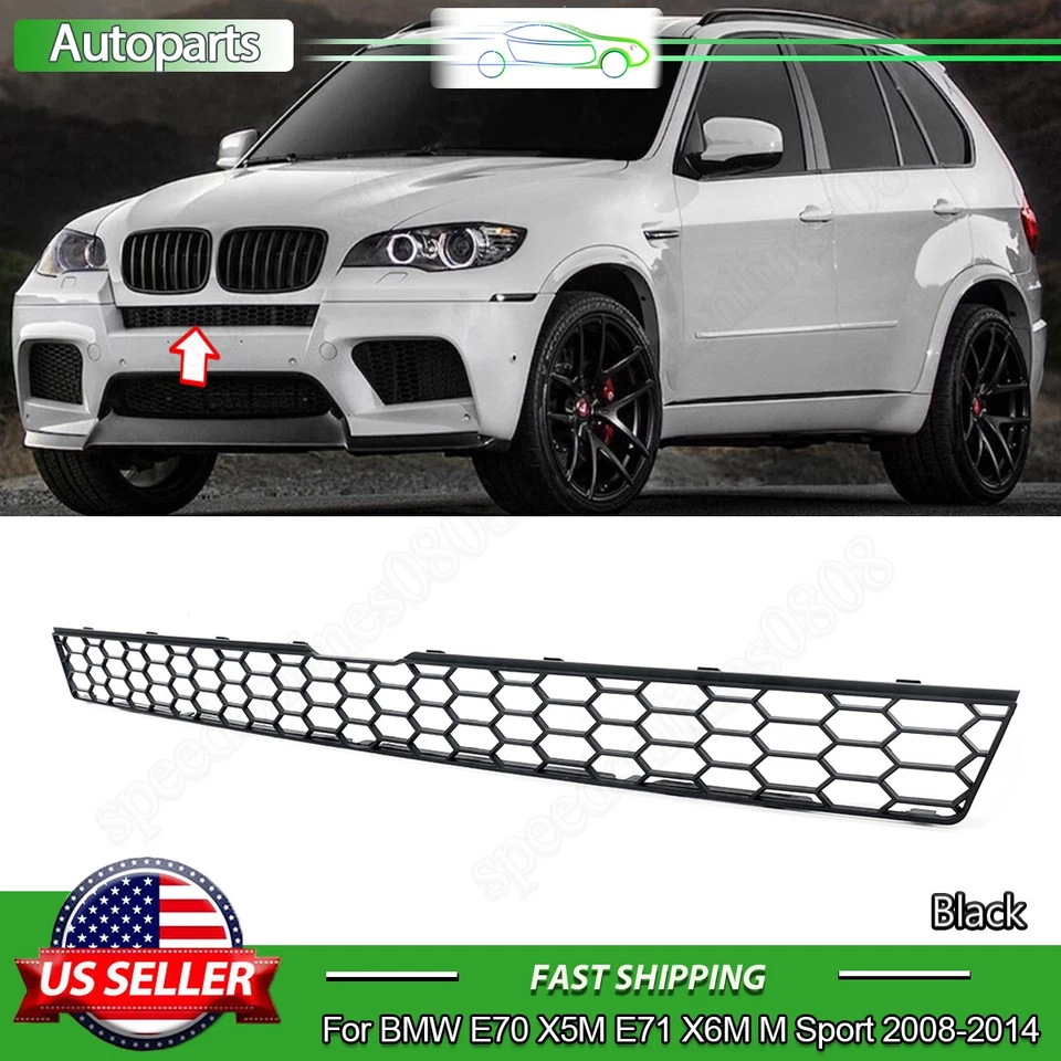 For 2010-2013 2014 BMW X5 E70 X6 E71 Front Bumper Upper Grille Hood 51117205559 Foto 1 de 4