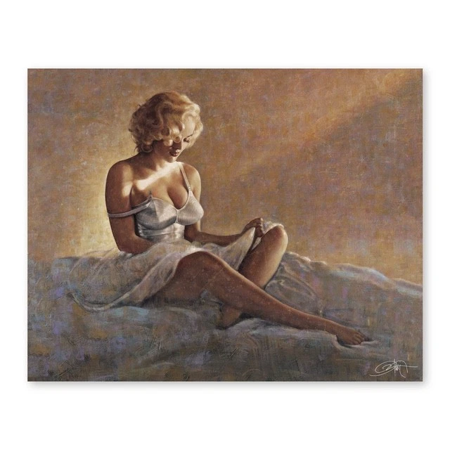 Rhonda Ridley 'Melocotones y Crema' - Impresión Giclée de 8" x 10" (Firmado) Foto 1 de 1