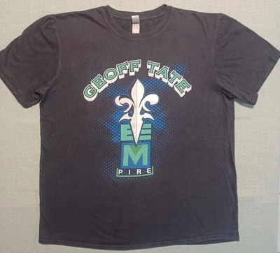 Geoff Tate Empire Tour T-shirt Size Large Good Preowned Condition  - Image 1 of 4