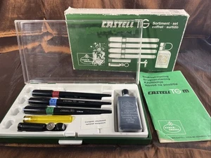 Faber Castell TG Incomplete Set VTG Technical Drafting Germany Art Original Box - Picture 1 of 14