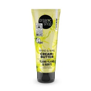 Organic Shop Hand & Nail Cream-Butter Organic Ylang-Ylang & Burity 75ml - Picture 1 of 1