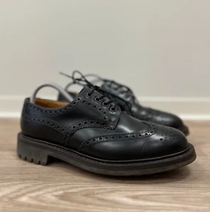 Church's McPherson Black Leather Brogue Classic Shoes - Picture 1 of 13