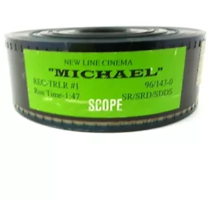 1996 MICHAEL in SCOPE Never Ran Vintage 1990 35mm Movie Trailer John Travolta - Picture 1 of 12