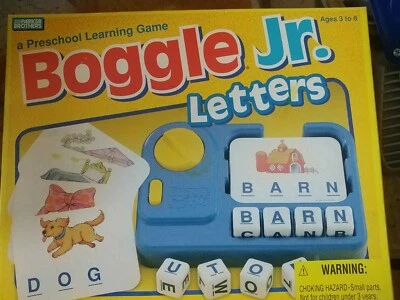 Boggle Jr. Letters-Your Preschooler's First Boggle Game-Parker Brothers-1992 - Image 1 of 4