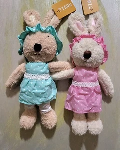 Toy Bunny Rabbits Plush doll :2PCS/Set -12 Inches - Picture 1 of 4