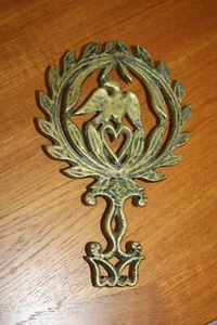 vintage solid brass ornaments -door or wall - Picture 1 of 5