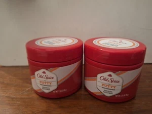  2 Old Spice Putty High Hold Matte Finish Hair Product High Endurance 1.76oz - Picture 1 of 3