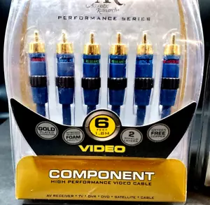 AR Performance Series Component Video Cable 6" Oxygen Free, Gold Plated - Picture 1 of 5
