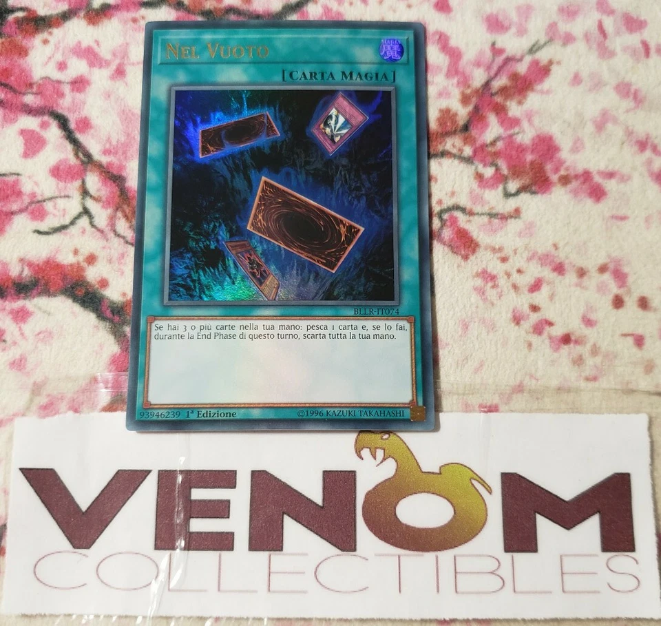 1x (M/NM) *ITALIAN* Into the Void - BLLR-EN074 - Ultra Rare - 1st Edition YuGiOh - Image 1 of 1