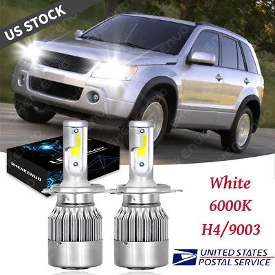 Para Suzuki Vitara XL-7 Grand 1999-2003 - 2X 6000K Bombilla Faro Alto Bajo Foto 1 de 4