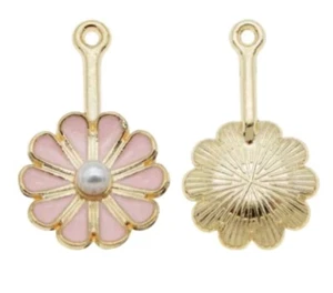 30 Stck. Emaille Legierung Gemischt Blume Charms Anhänger zum Selbermachen Schmuck Teile Handwerk - Bild 1 von 9