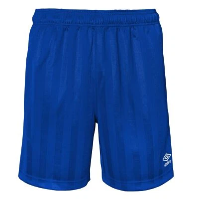 Pantalones cortos de fútbol Umbro para niños jóvenes (8-18) de nailon a rayas, opciones de color Foto 1 de 2